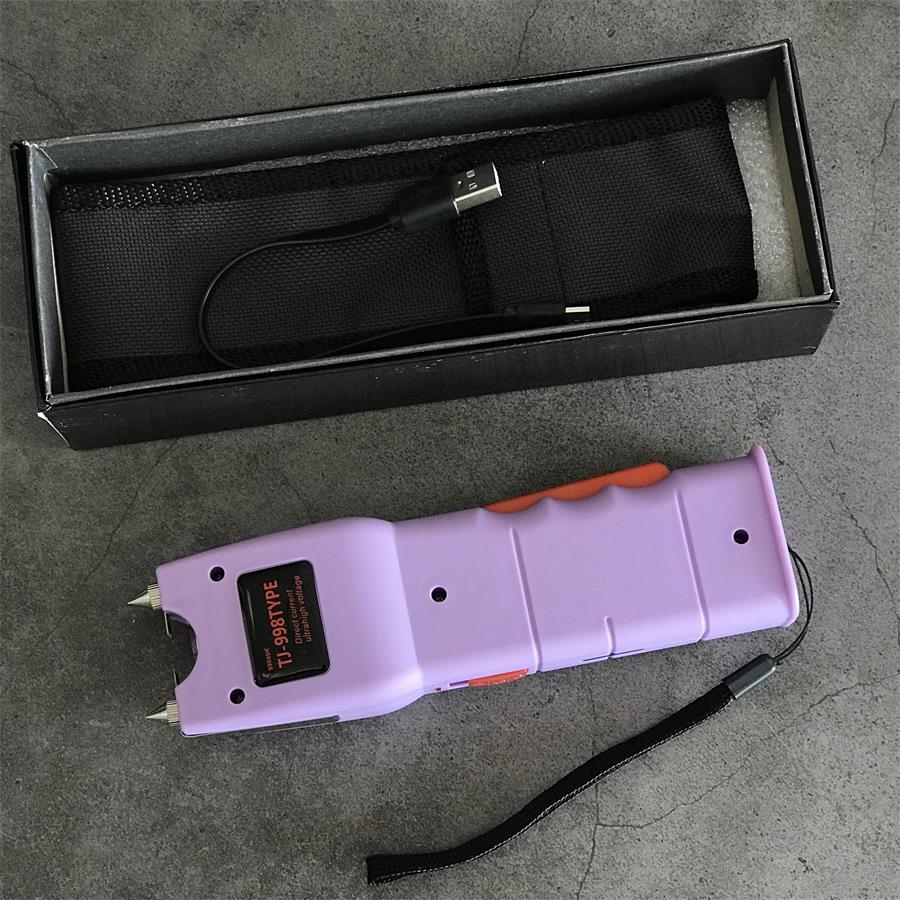 998 Lighting Self-Defense Stun Gun Outdoor Defense Electric Stick EDC Tool - Image 13