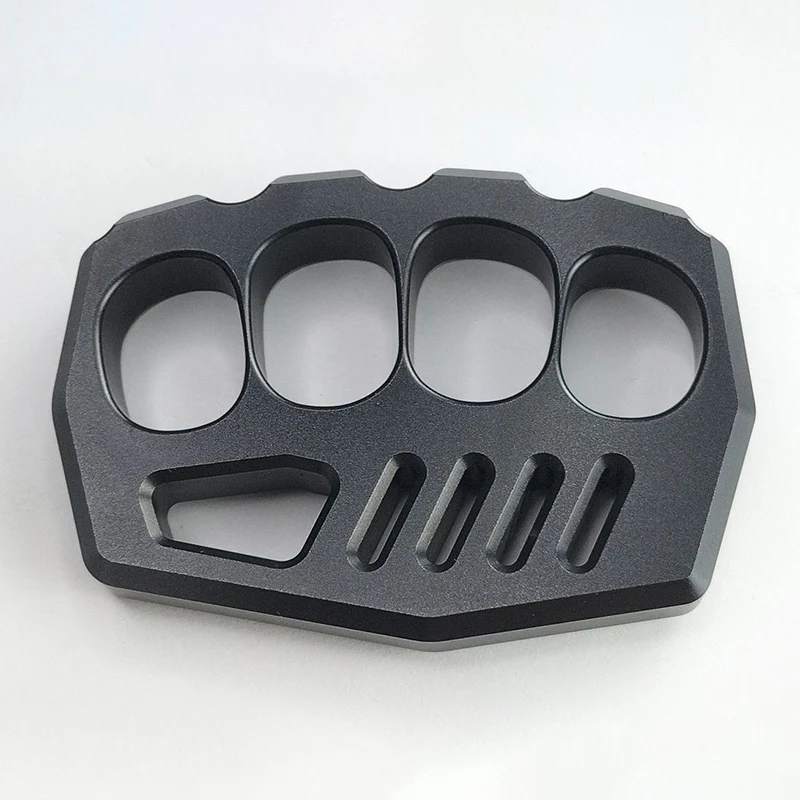 Big Finger Hole Knuckle Duster Boxing Broken Windows EDC Tool - Image 3