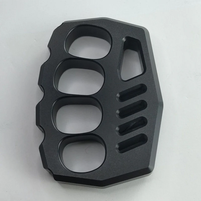 Big Finger Hole Knuckle Duster Boxing Broken Windows EDC Tool - Image 4