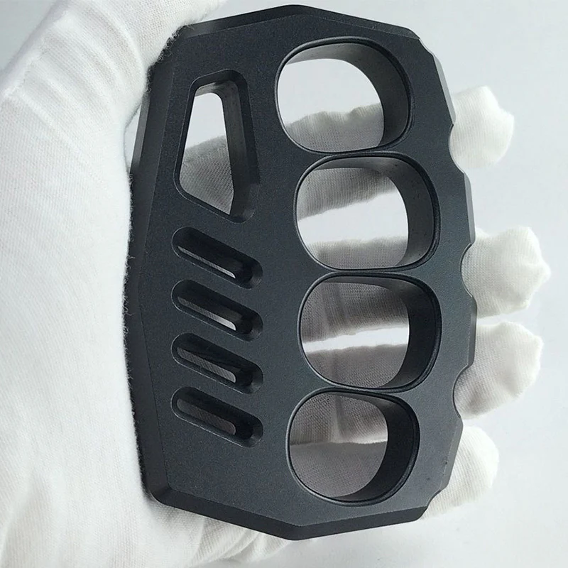 Big Finger Hole Knuckle Duster Boxing Broken Windows EDC Tool - Image 7