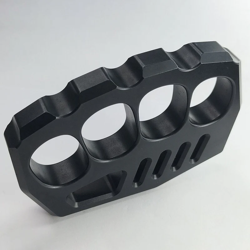 Big Finger Hole Knuckle Duster Boxing Broken Windows EDC Tool - Image 9