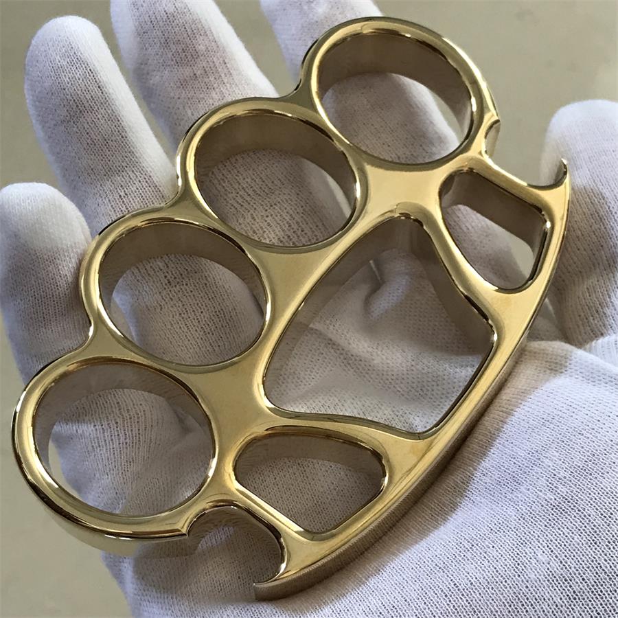 Mate X1 Plus Big Finger Hole Mirror Brass Knuckle Duster Bottle Opening EDC Tool - Image 11