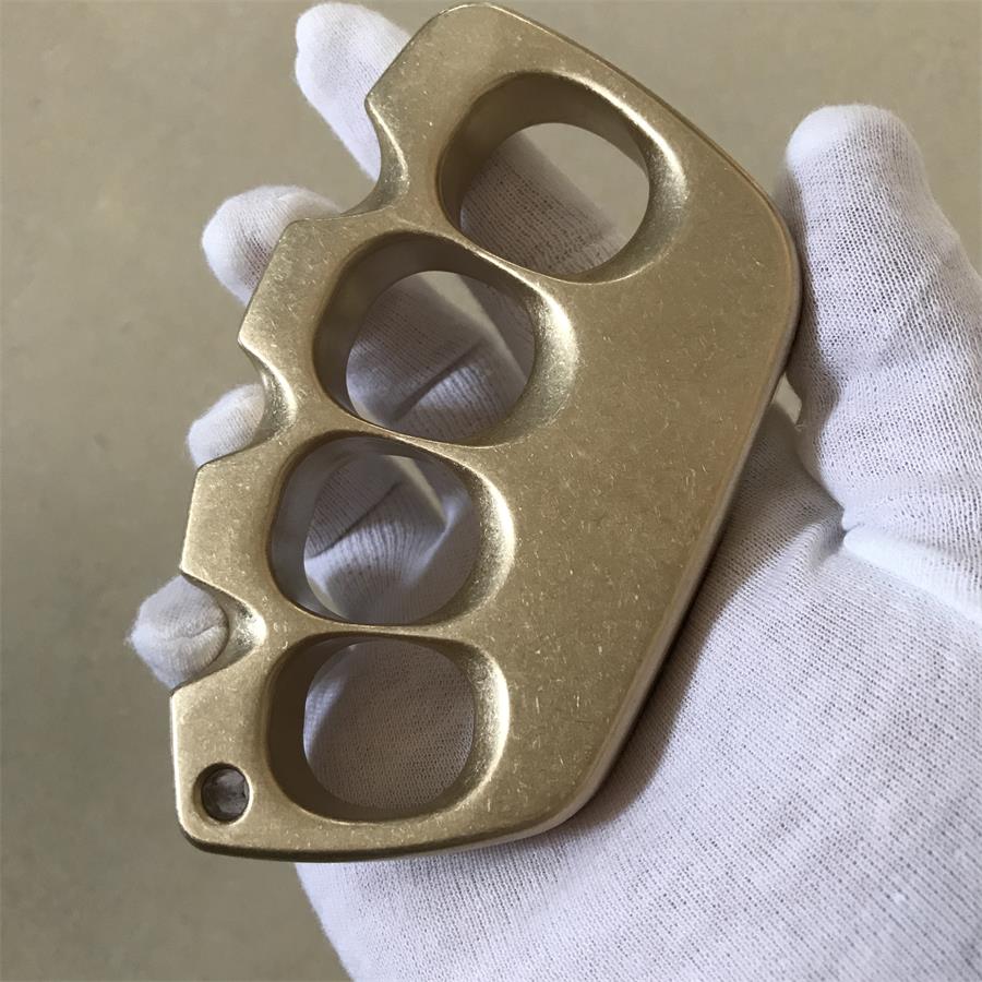Big Finger Hole Stonewashed Brass Knuckle Dusters - Image 6