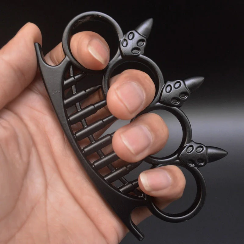 Bullet Style Knuckle Duster Boxing Four Finger Buckle Self Defense Window Breaker Outdoor Portable EDC Tool - Image 4