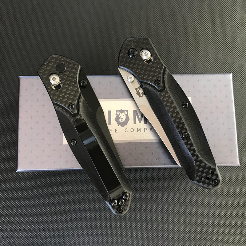 Carbon Fiber Handle 940 Folding Knife Outdoor Camping Tactical Safety Defense Pocket Military Knives - Image 7