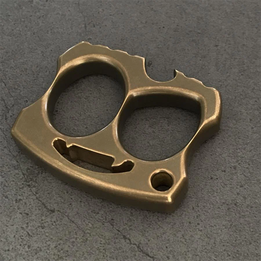 Creative Brass Knuckle Duster Open Bottle EDC Decoration - Image 10