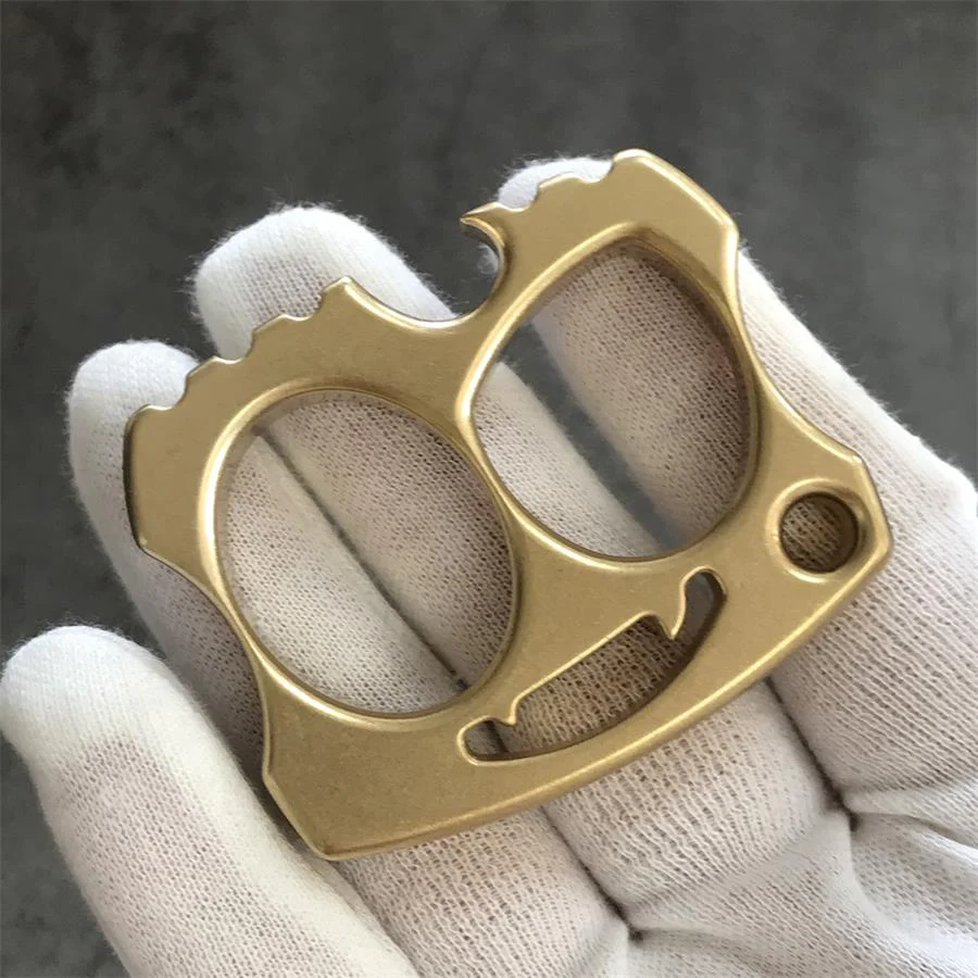 Creative Brass Knuckle Duster Open Bottle EDC Decoration - Image 2
