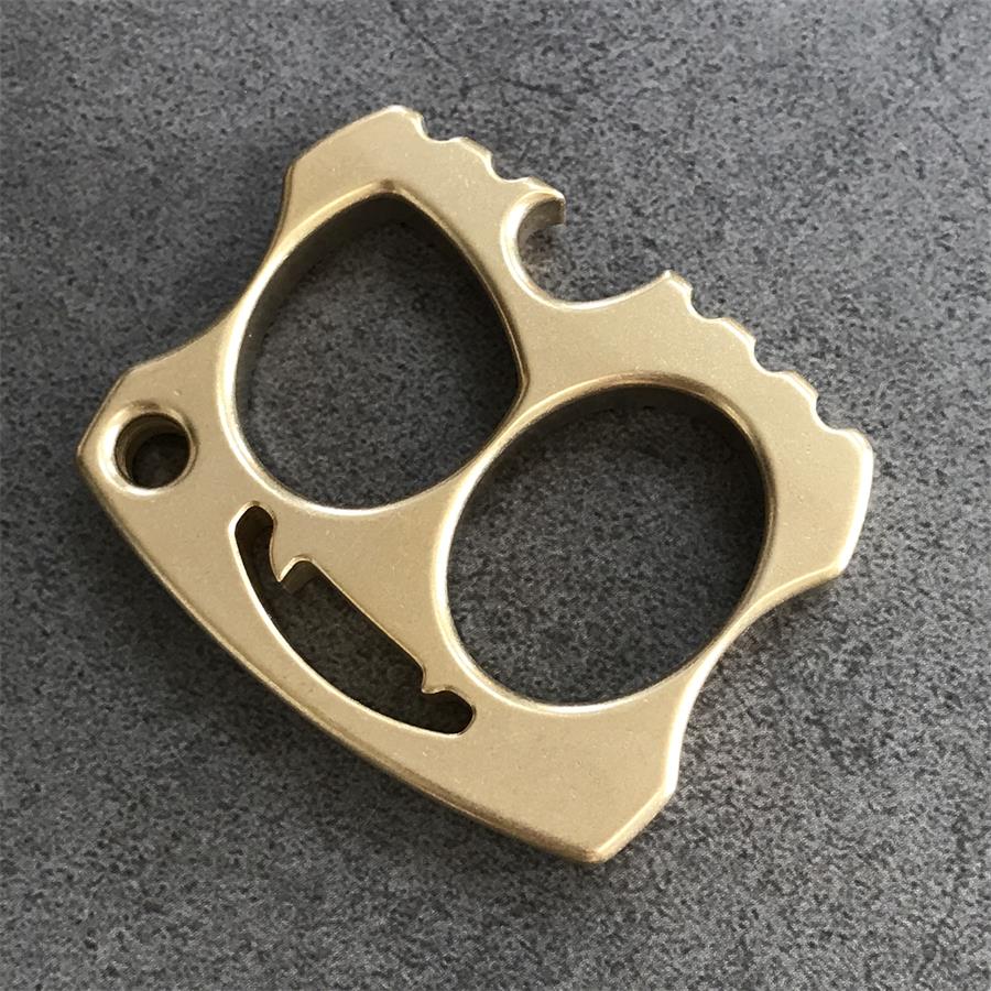 Creative Brass Knuckle Duster Open Bottle EDC Decoration - Image 7