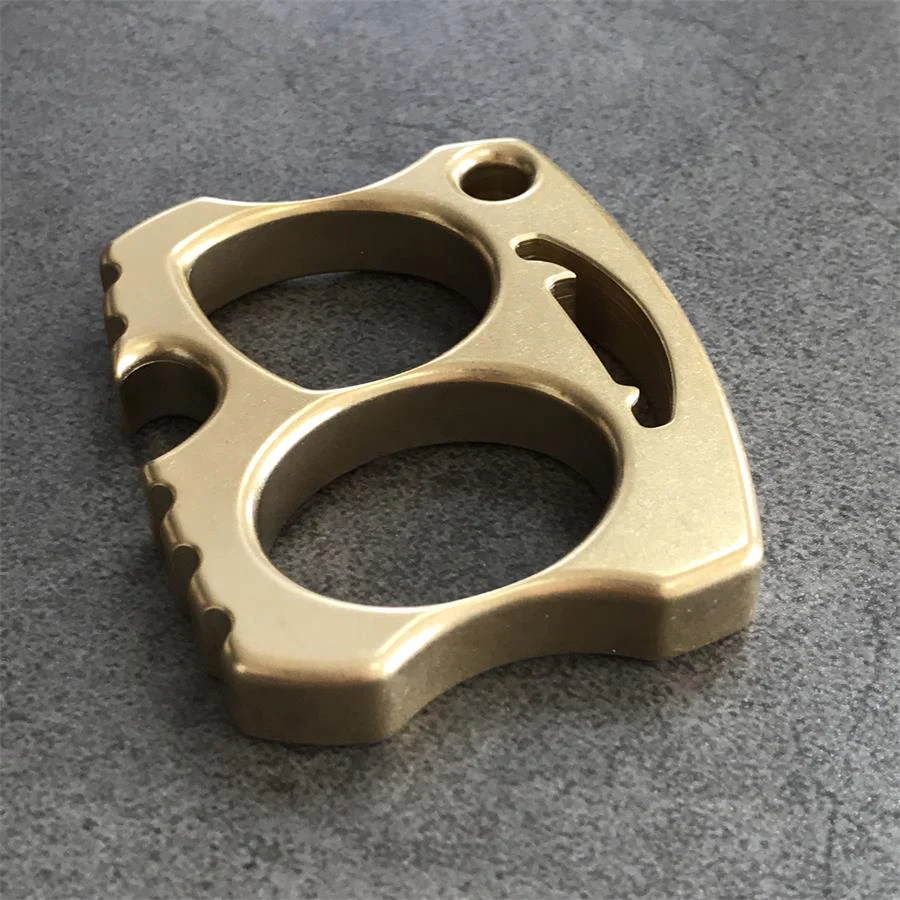 Creative Brass Knuckle Duster Open Bottle EDC Decoration - Image 9