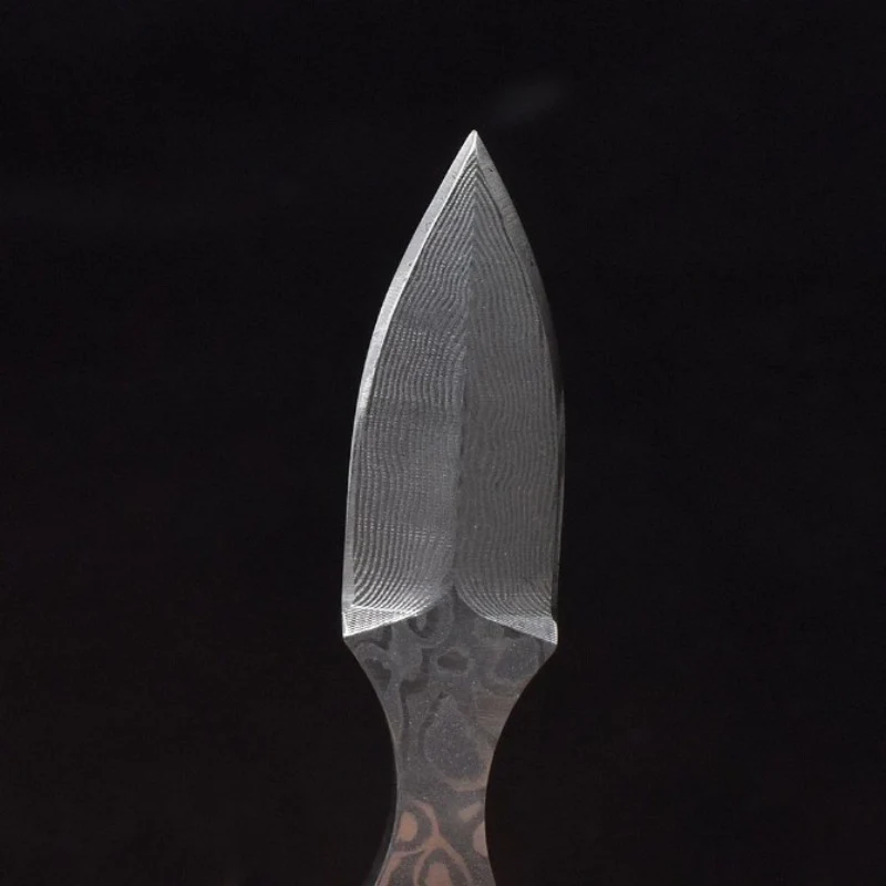 Creative Bullhead Damascus Steel Pocket Knife EDC Self-defense Decoration - Image 7