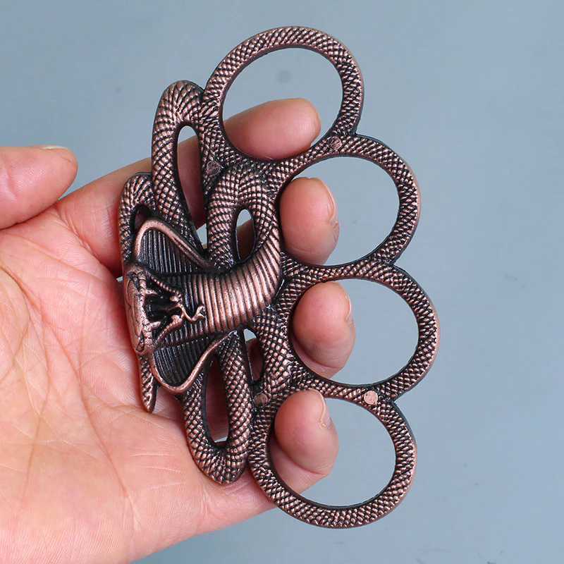 Creative Snake Knuckle Dusters Self-defense Protective Gear - Image 2