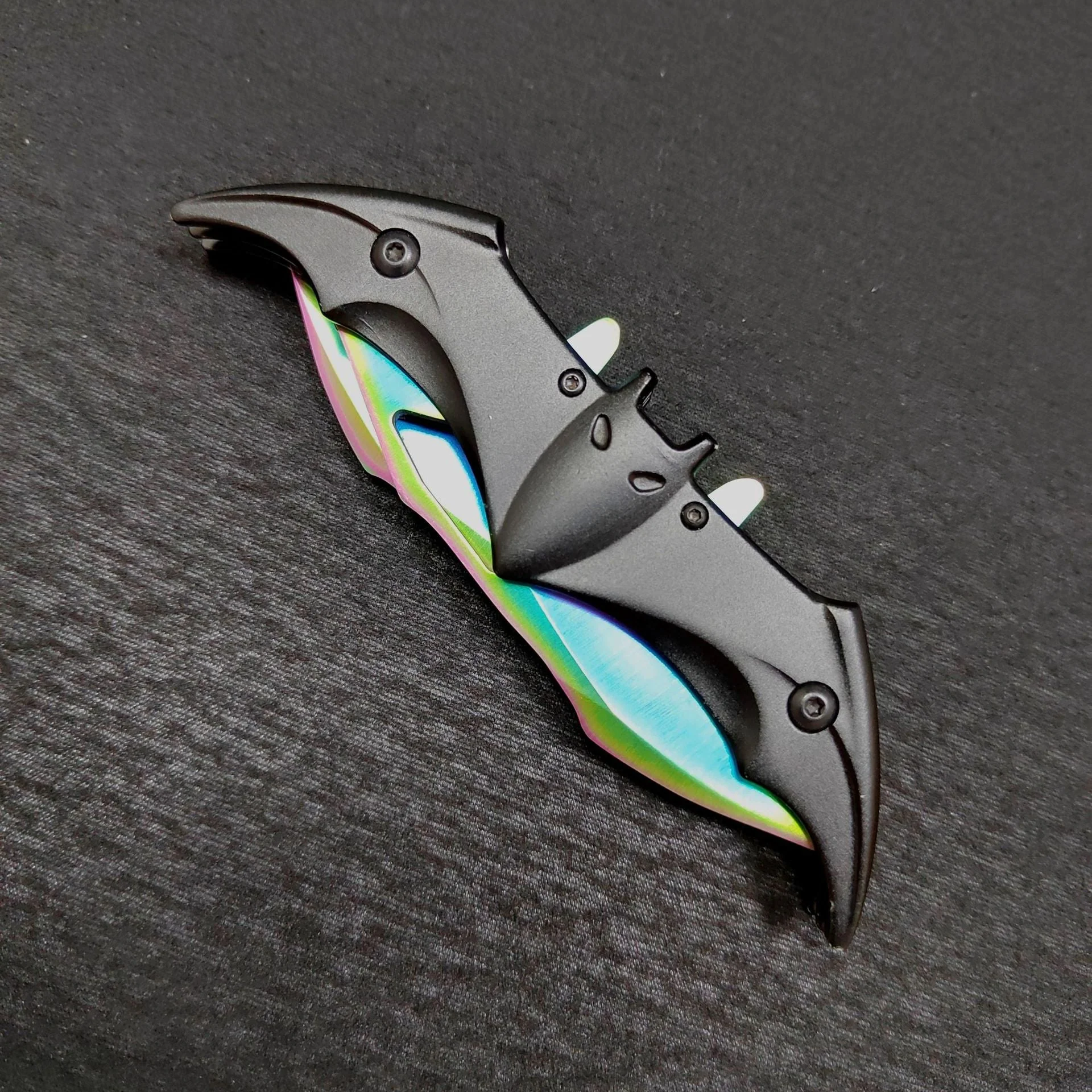 Double Blade Folding Bat Knife Outdoor Camping Hunting Defense Pocket Knives EDC Tool - Image 13