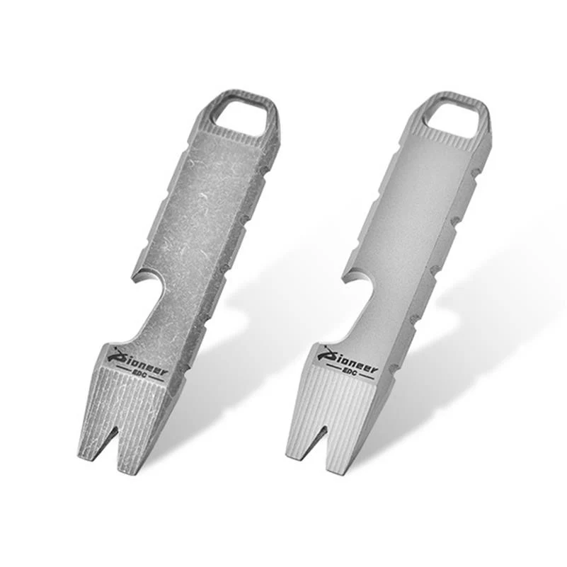 Fingertip Titanium Crowbar Function Bottle Opening EDC Tool - Image 9
