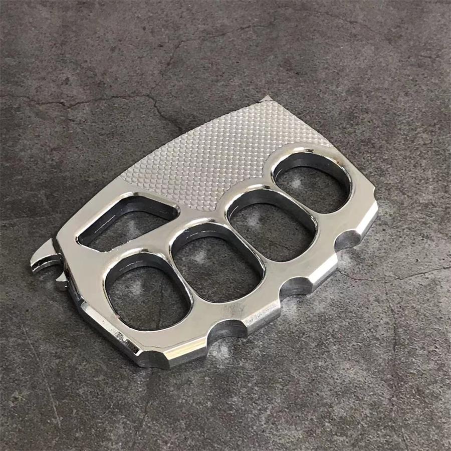 Four Finger Broken Window Brass Knuckle Duster - Image 10