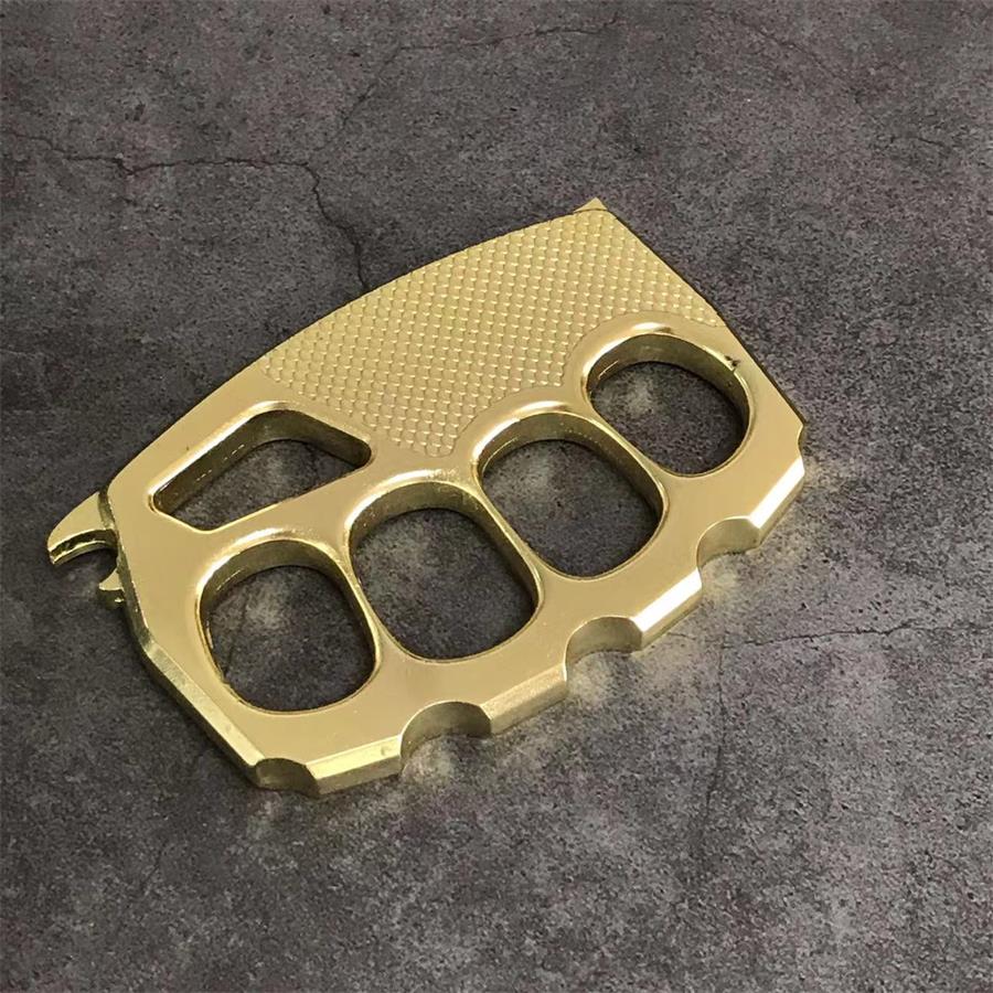 Four Finger Broken Window Brass Knuckle Duster - Image 11
