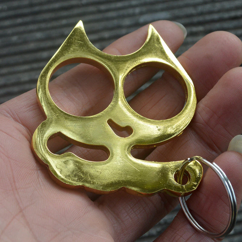 Fox Multifunctional Knuckle Duster Boxing Self Defense Two Finger Buckle Window Breaker Outdoor Camping EDC Tool - Image 2