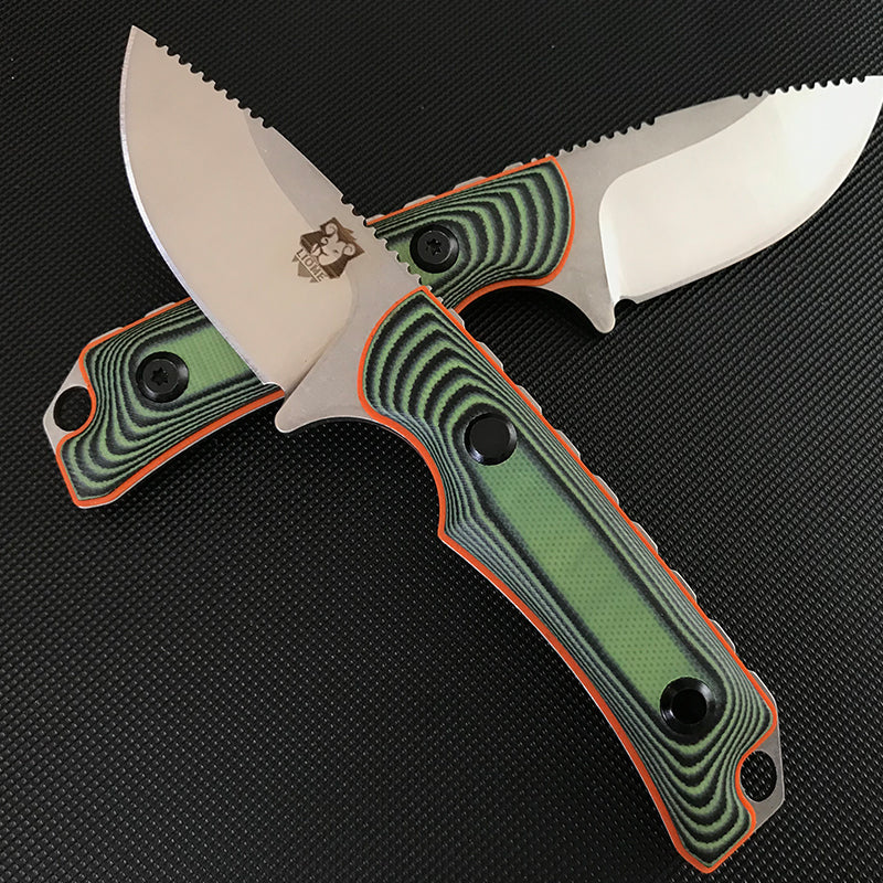 G10 Handle Liome 15017 Tactical Fixed Knife Outdoor Hunting Straight Knives EDC Defense Tool - Image 5