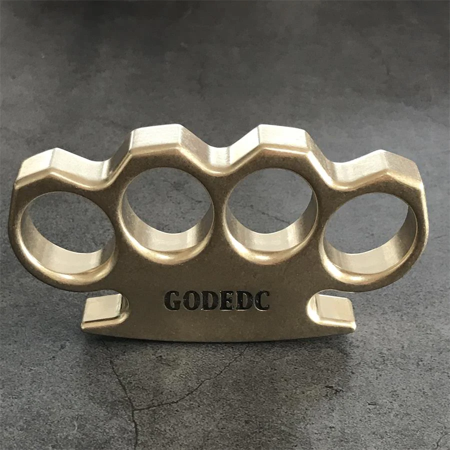 GODEDC Classic Stonewashed Brass Knuckle Duster - Image 3