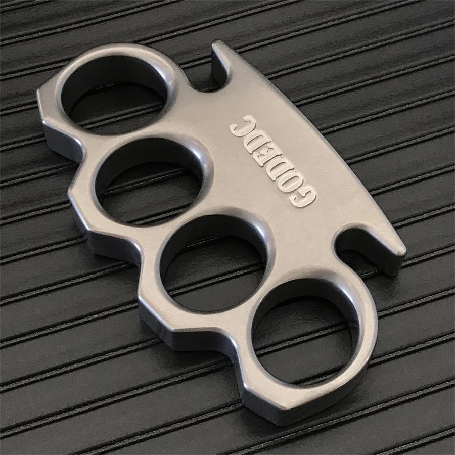 GODEDC Classic Stonewashed Steel Knuckle Dusters - Image 10
