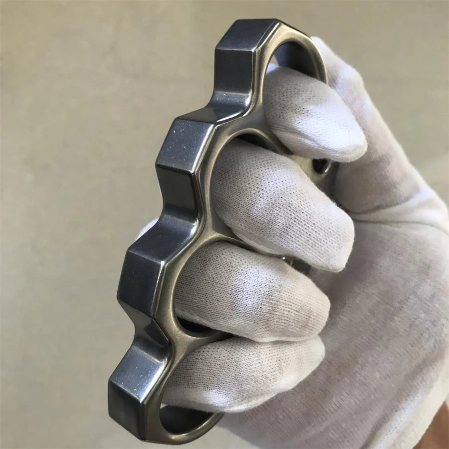 GODEDC Classic Stonewashed Steel Knuckle Dusters - Image 9
