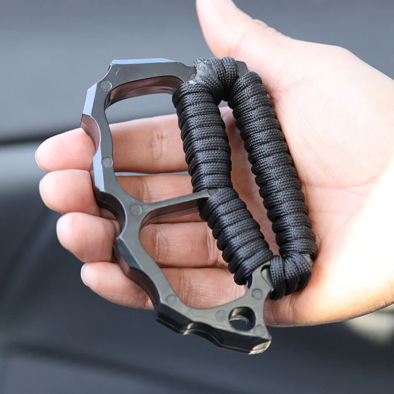 Knuckle Duster Boxing Finger Buckle Self Defense Window Breaker Outdoor Portable EDC Tool - Image 2