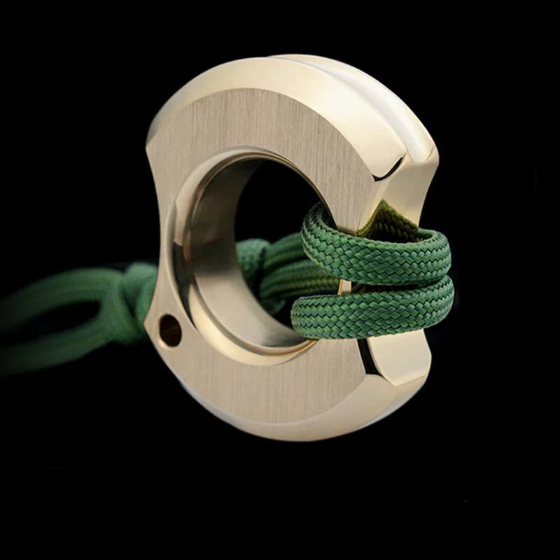 Mini Brass Knuckle Duster Portable Self Defense EDC Tool - Image 3