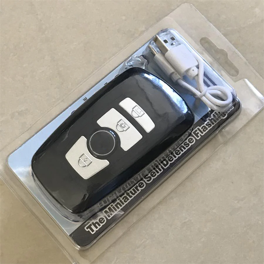 Stun Gun  Mini Car Key Electric Baton Portable Defense EDC Tool - Image 8