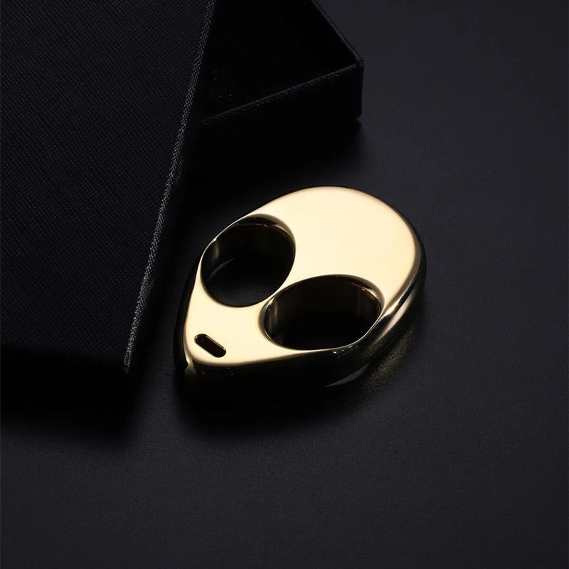 Mini Portable Solid Alien Brass Knuckle Duster - Image 5