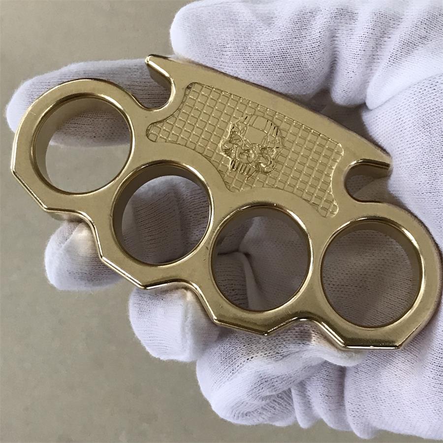 Mini Skull Solid Brass Knuckle Duster - Image 3