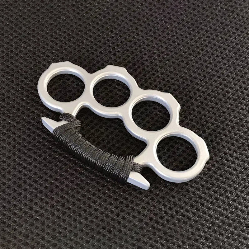 Multicolor Solid Brass Knuckle Duster Boxing Four Finger Buckle Defense Window Breaker Outdoor EDC Tool - Image 11