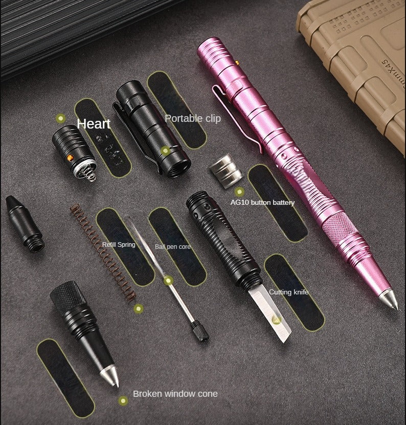 Multifunctional Tactical Pen Window Breaking Defense EDC Tool - Image 2