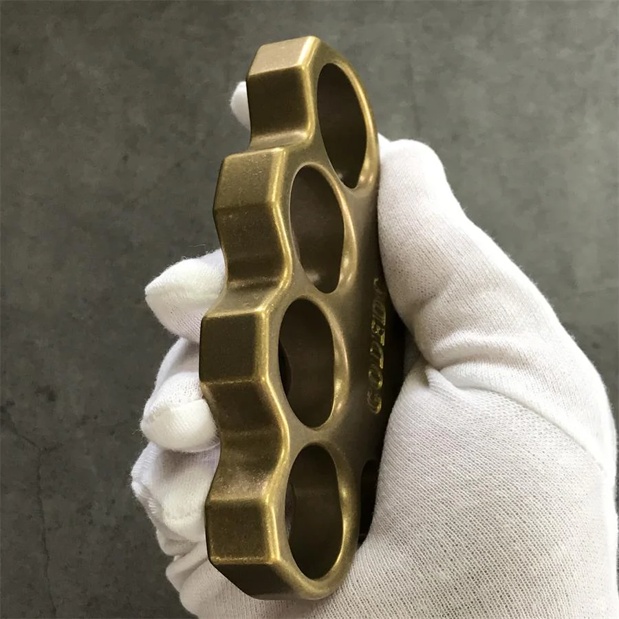 Old Color Style Classic Brass Knuckles Duster - Image 3