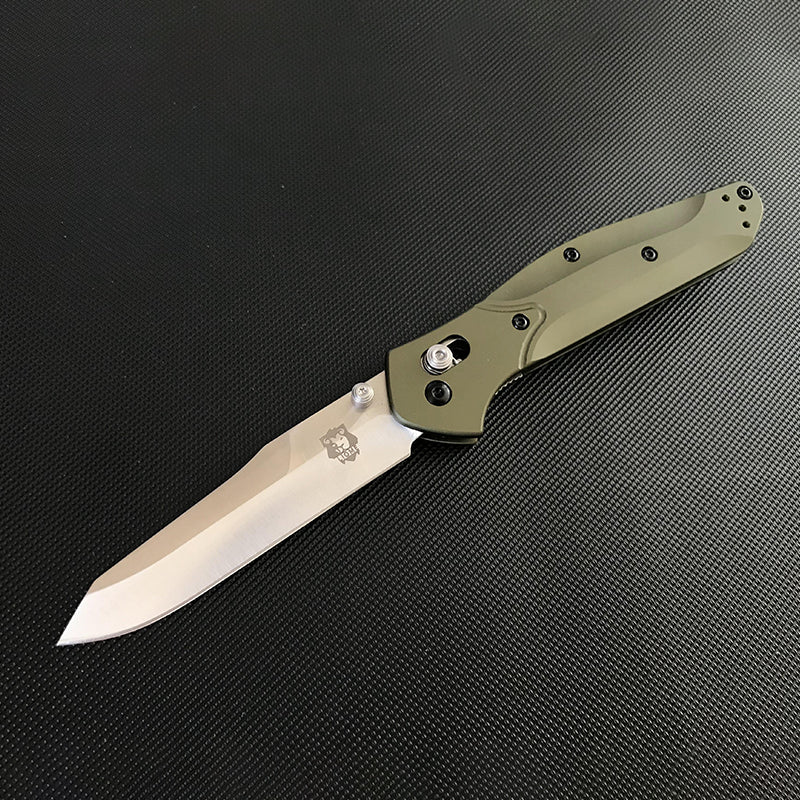 Outdoor Liome 940 Folding Knife Aluminum Handle Camping Saber Safety Defense Pocket Knives - Image 11
