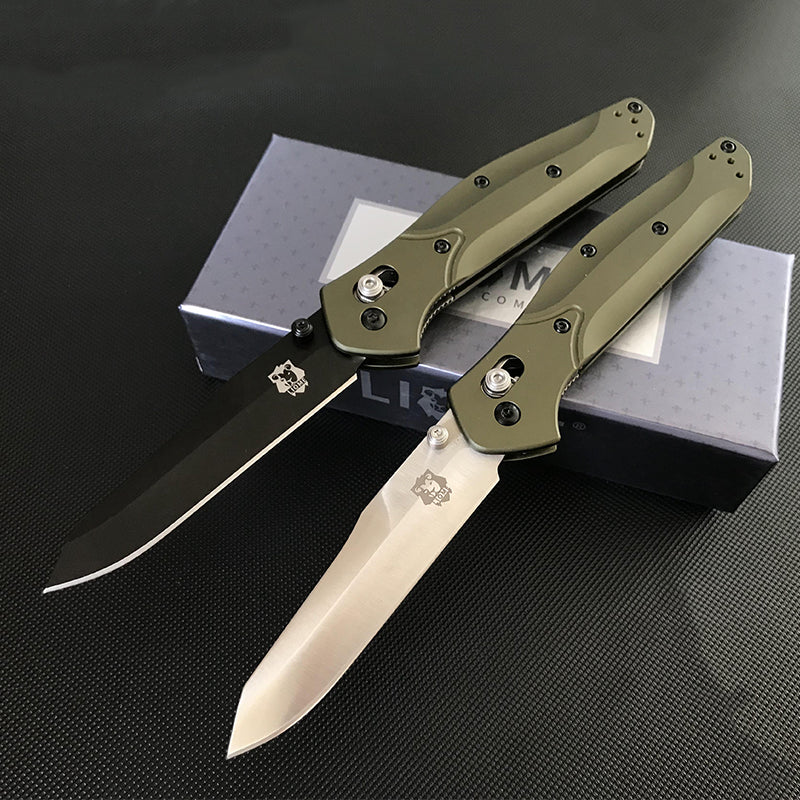 Outdoor Liome 940 Folding Knife Aluminum Handle Camping Saber Safety Defense Pocket Knives - Image 3