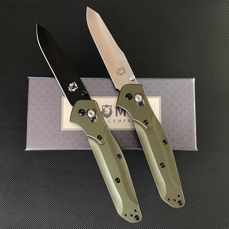 Outdoor Liome 940 Folding Knife Aluminum Handle Camping Saber Safety Defense Pocket Knives - Image 4