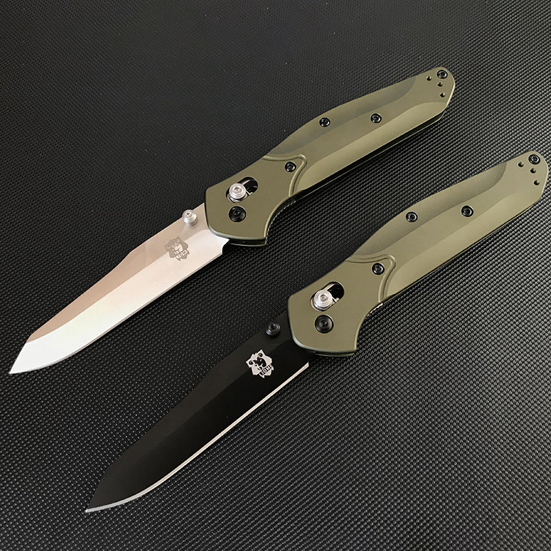 Outdoor Liome 940 Folding Knife Aluminum Handle Camping Saber Safety Defense Pocket Knives - Image 6