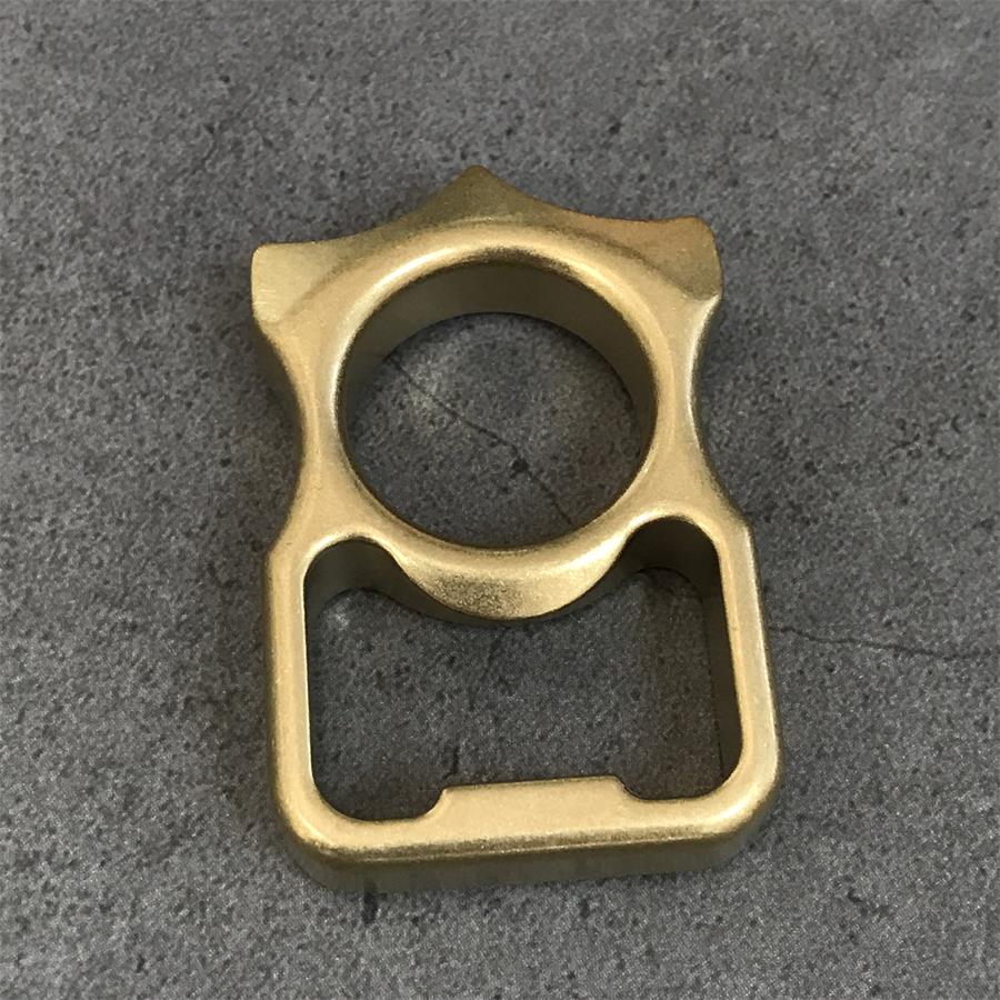 Portable Bottle Opener Brass Knuckle Duster EDC Gadget - Image 8