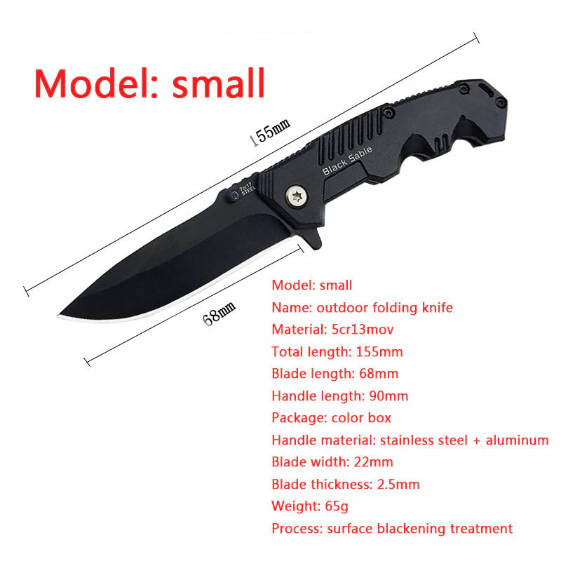 Portable Folding Knife Outdoor Self-defense Pocket Knives - Image 12