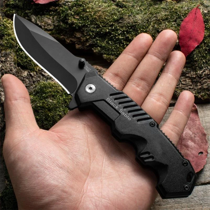 Portable Folding Knife Outdoor Self-defense Pocket Knives - Image 2