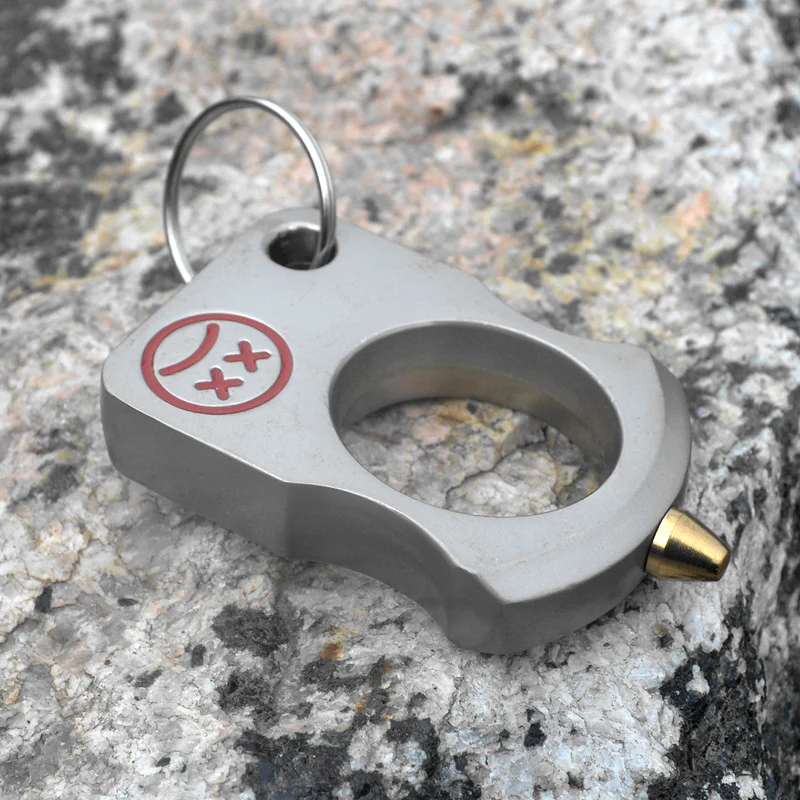 Smile Knuckle Duster Removable Broken Window Self Defense EDC Tool - Image 6