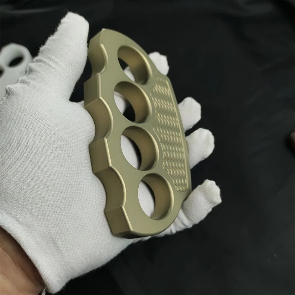 Solid Aluminum Knuckle Self-defense Window-breaking Fighting Protective Gear - Image 2