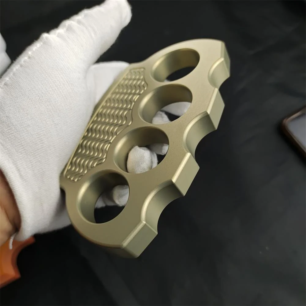 Solid Aluminum Knuckle Self-defense Window-breaking Fighting Protective Gear - Image 5