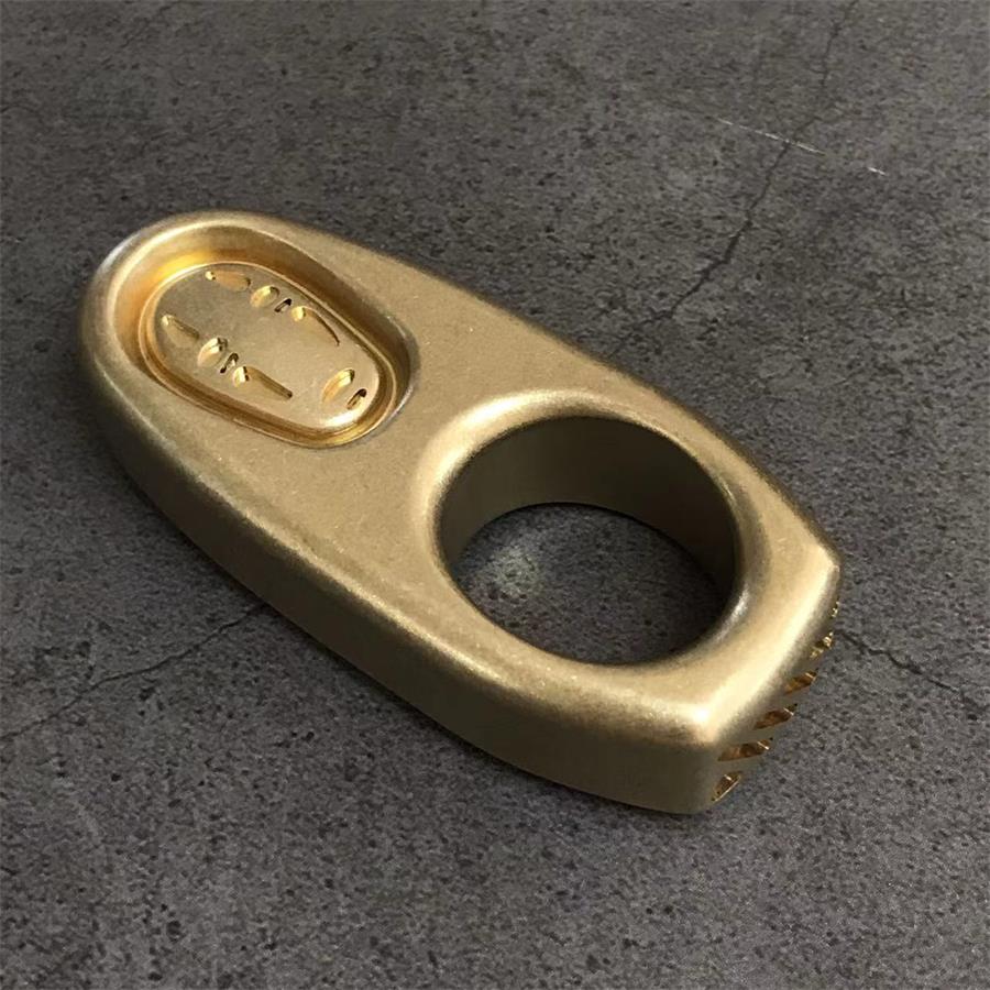 Solid Brass Knuckle Duster Portable Self Defense EDC Decoration - Image 8