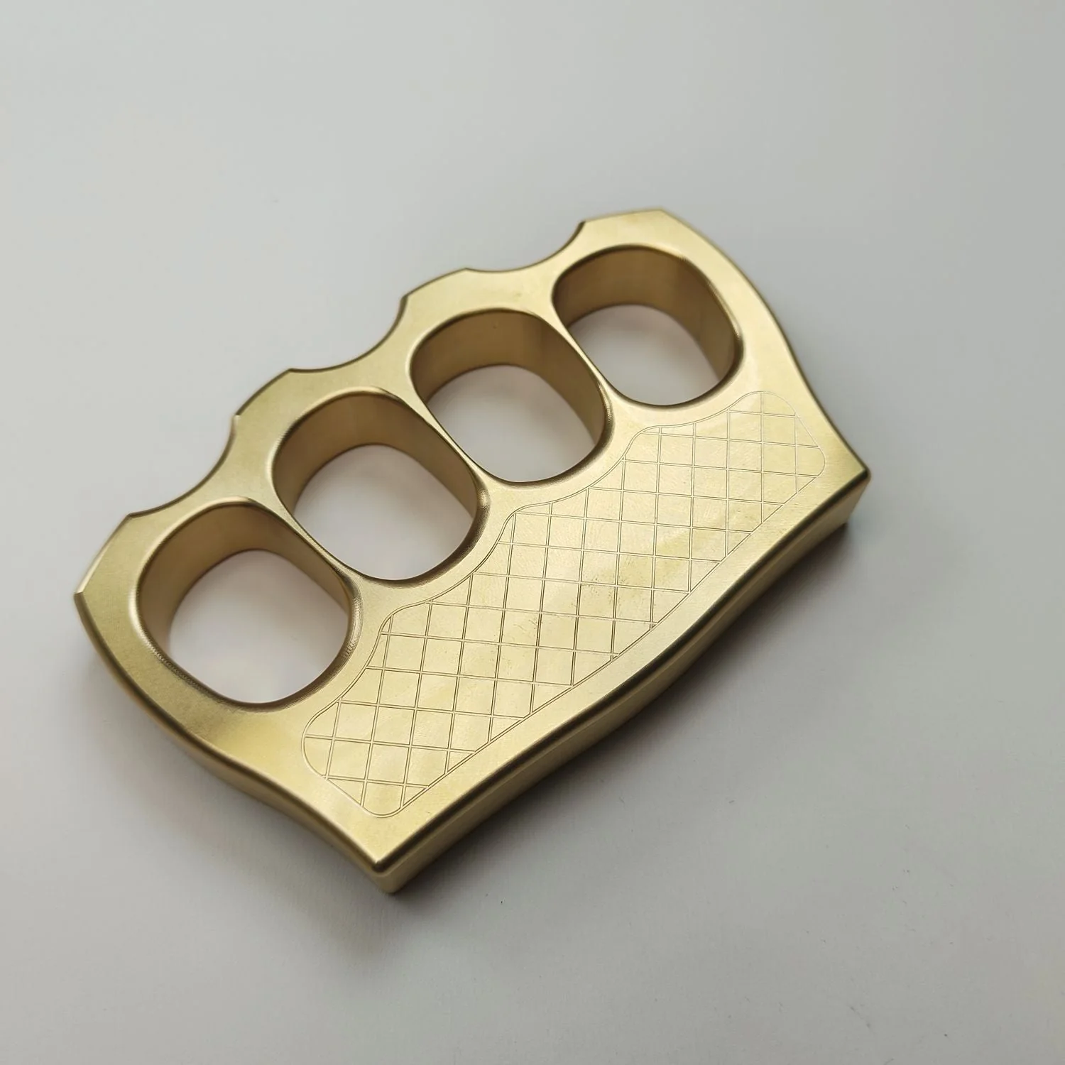 Solid Copper Precision Knuckle Duster Boxing Four Finger Buckle Defense Window Breaker Outdoor EDC Tool