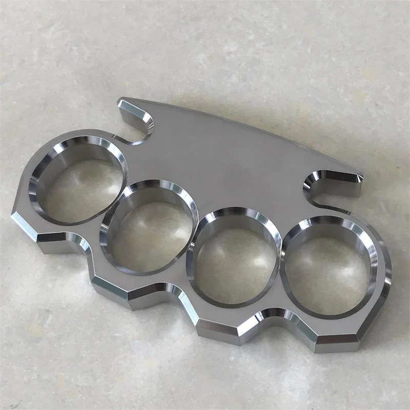 Solid Steel Classic Knuckle Duster Self-Defense EDC Tool
