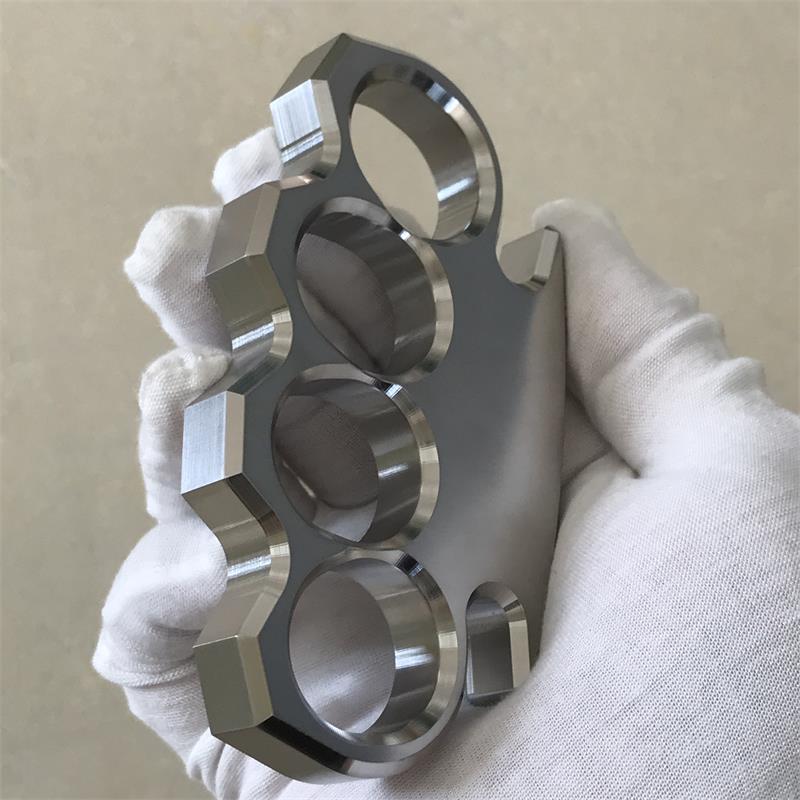Solid Steel Classic Knuckle Duster Self-Defense EDC Tool - Image 11
