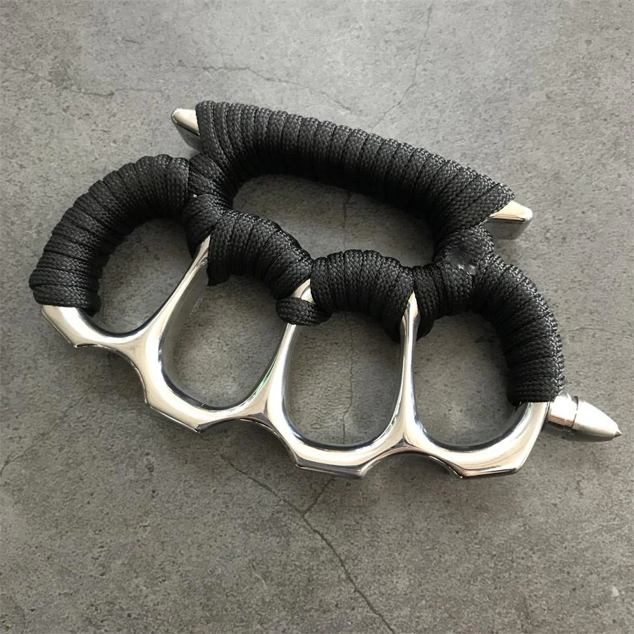 Solid Steel Knuckle Duster with Detachable Window Breaker - Image 10