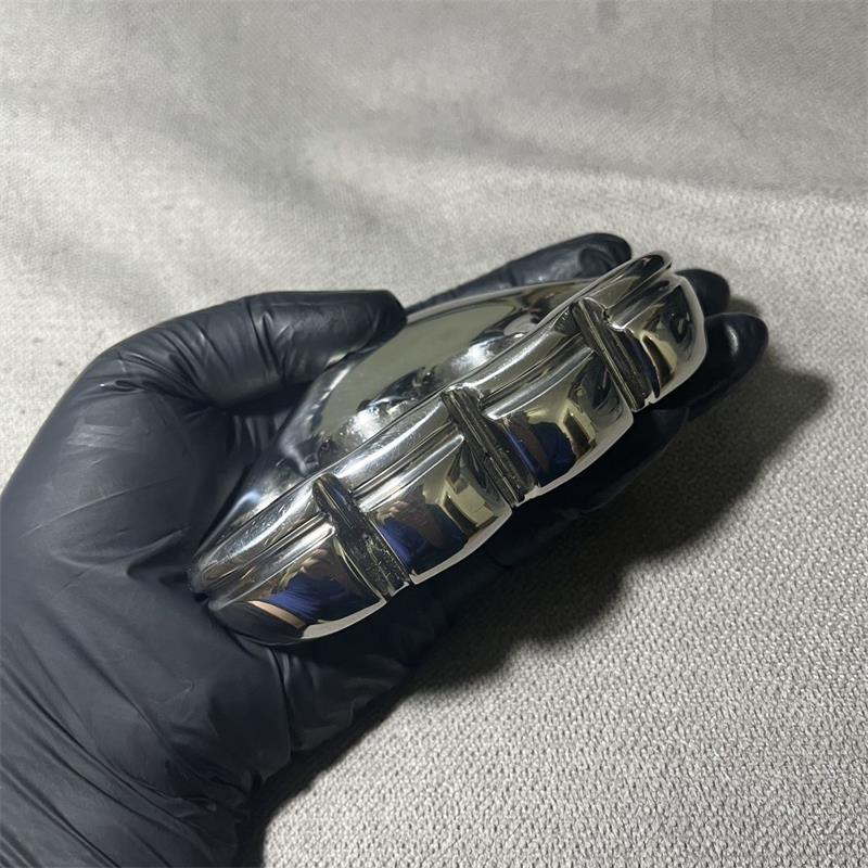 Solid Steel Mirror Knuckle Duster Broken Window Self-Defense EDC Tool - Image 2