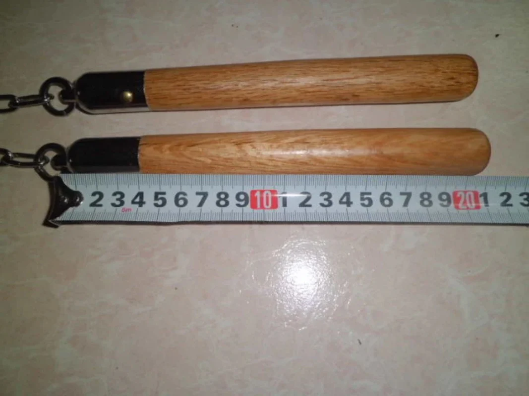 Sports Training Wooden Nunchucks Martial Arts Outdoor Self Defense EDC Tool - Image 6