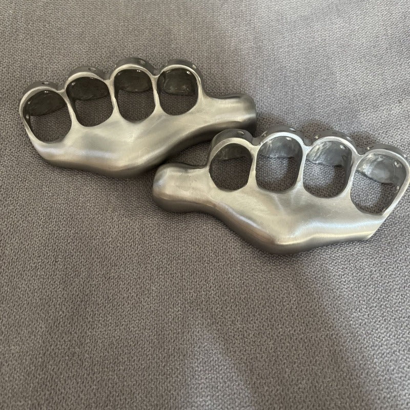 Stainless Steel Knuckle Duster Four Finger Boxing Self Defense Buckle Window Breaker Outdoor  EDC Tool - Image 6